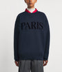 Blue Cotton Paris Graphic Sweatshirt