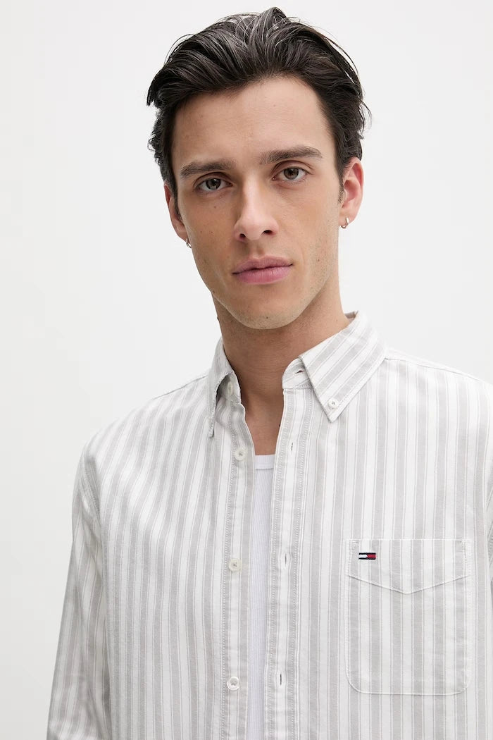 Tommy Jeans erkek pamuk gömlek