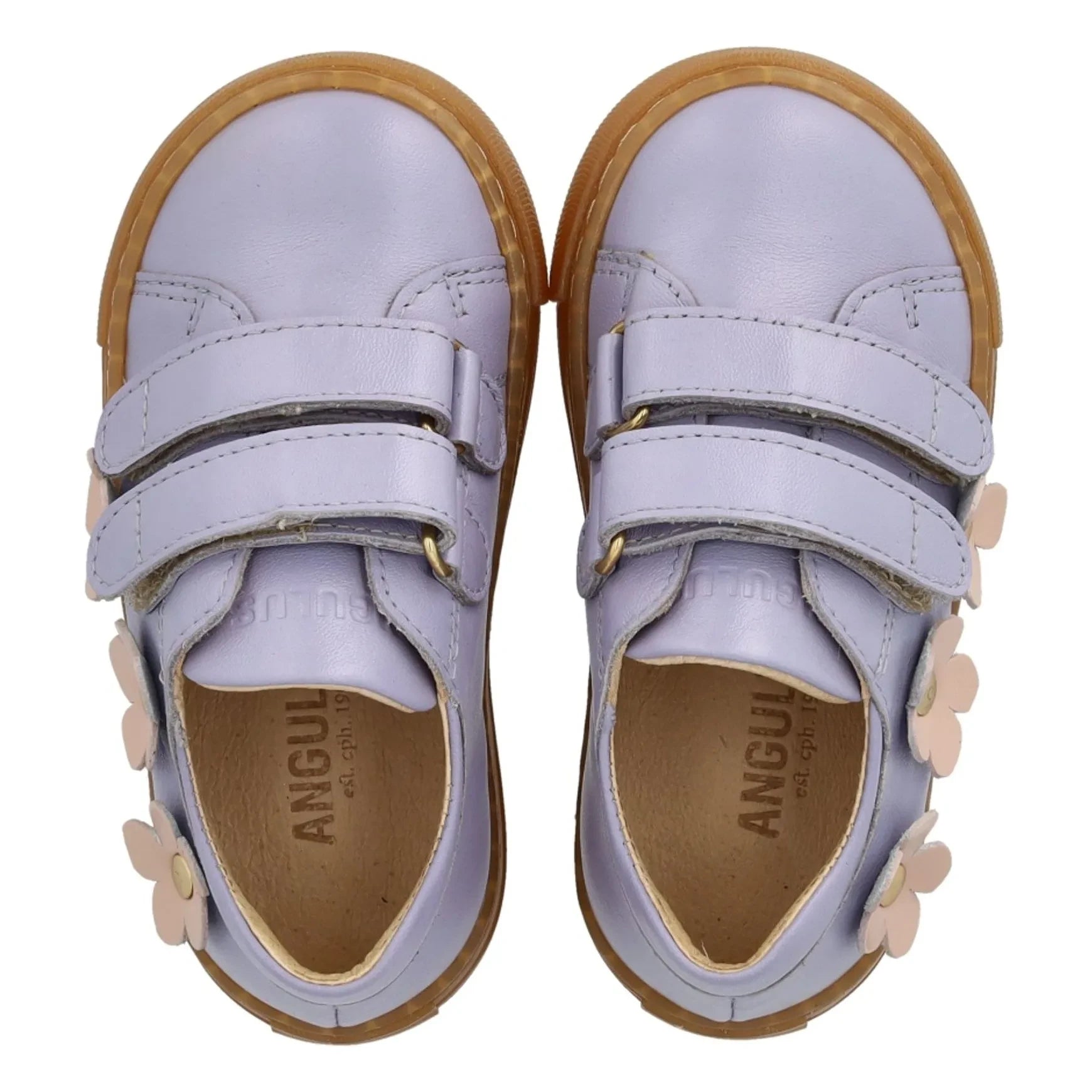 Angulus - Double Scratch Flower Sneakers | Lilac