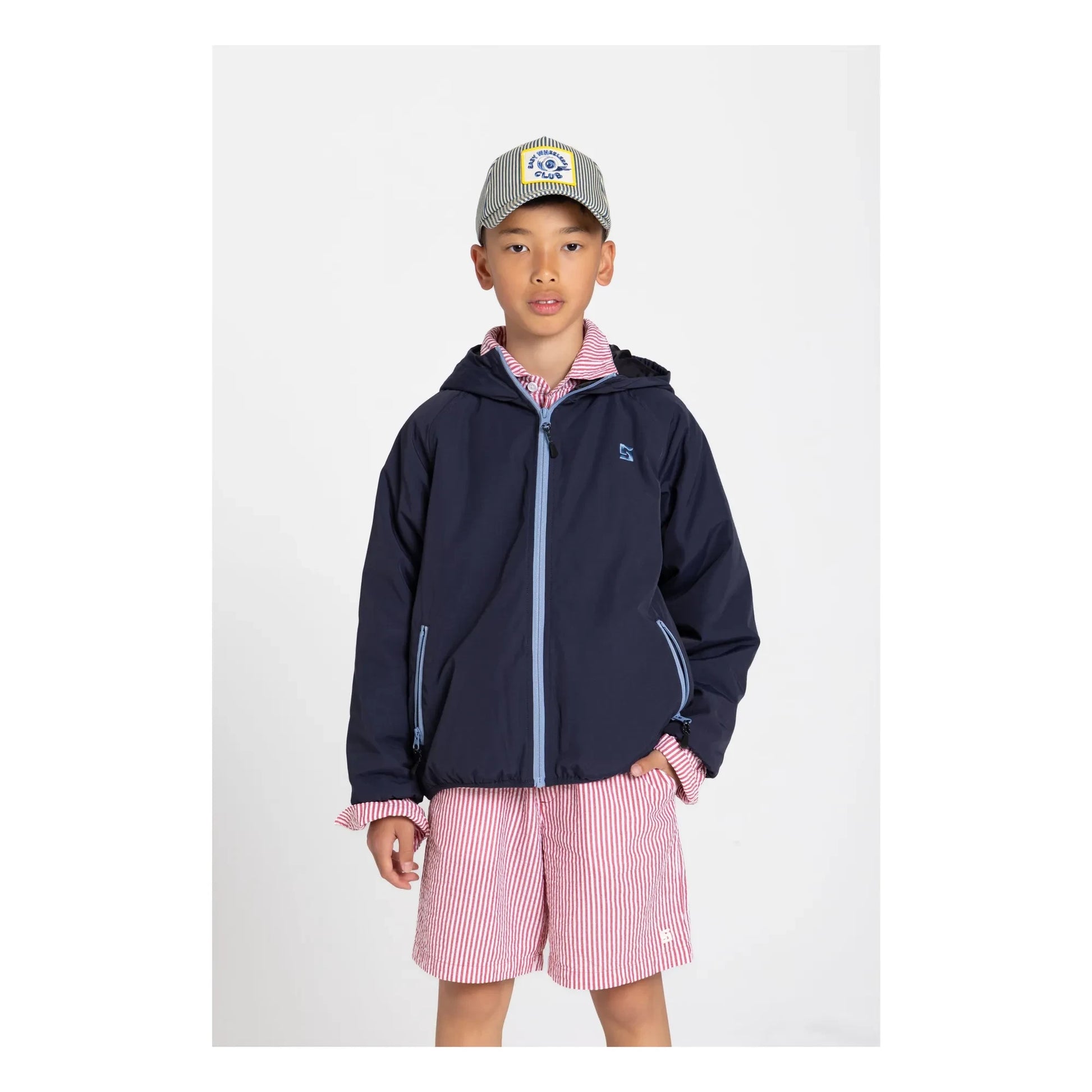 Smallable Kid - Hardy water-repellent jacket | Midnight blue