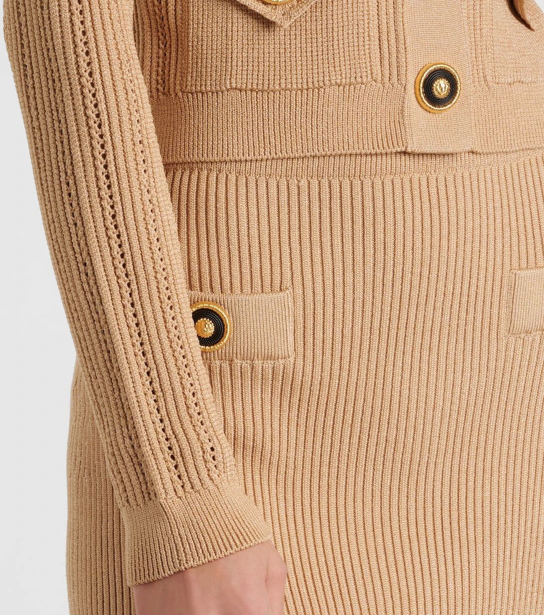 Balmain - Ribbed-knit cardigan