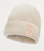 Beige Cashmere Beanie