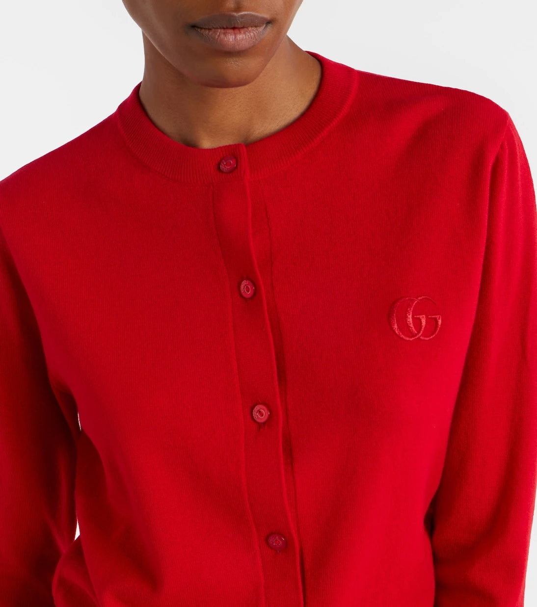 Gucci - Double G wool cardigan