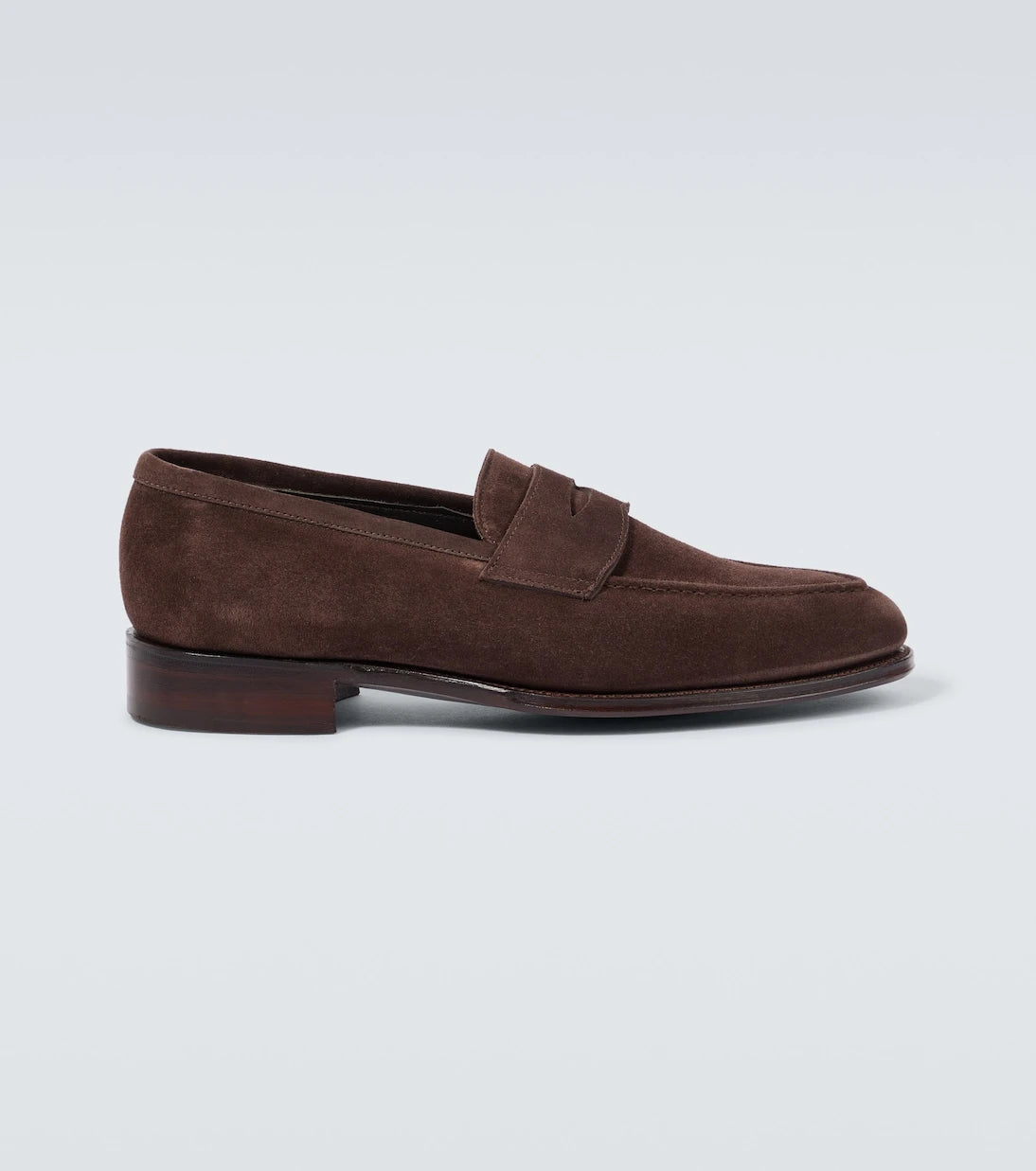 George Cleverley - Bradley II suede penny loafers