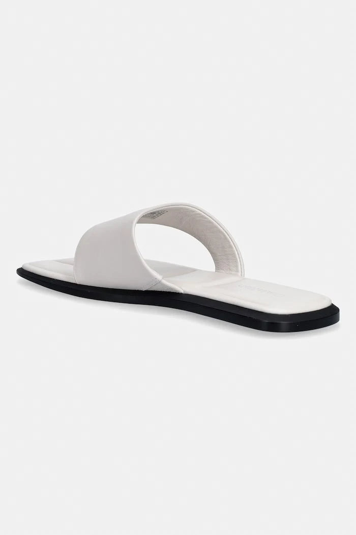 Calvin Klein джапанки дамски от кожа FLAT SANDAL THONG LTH