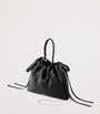 Mini Satin Bow-Detail Drawstring Bag