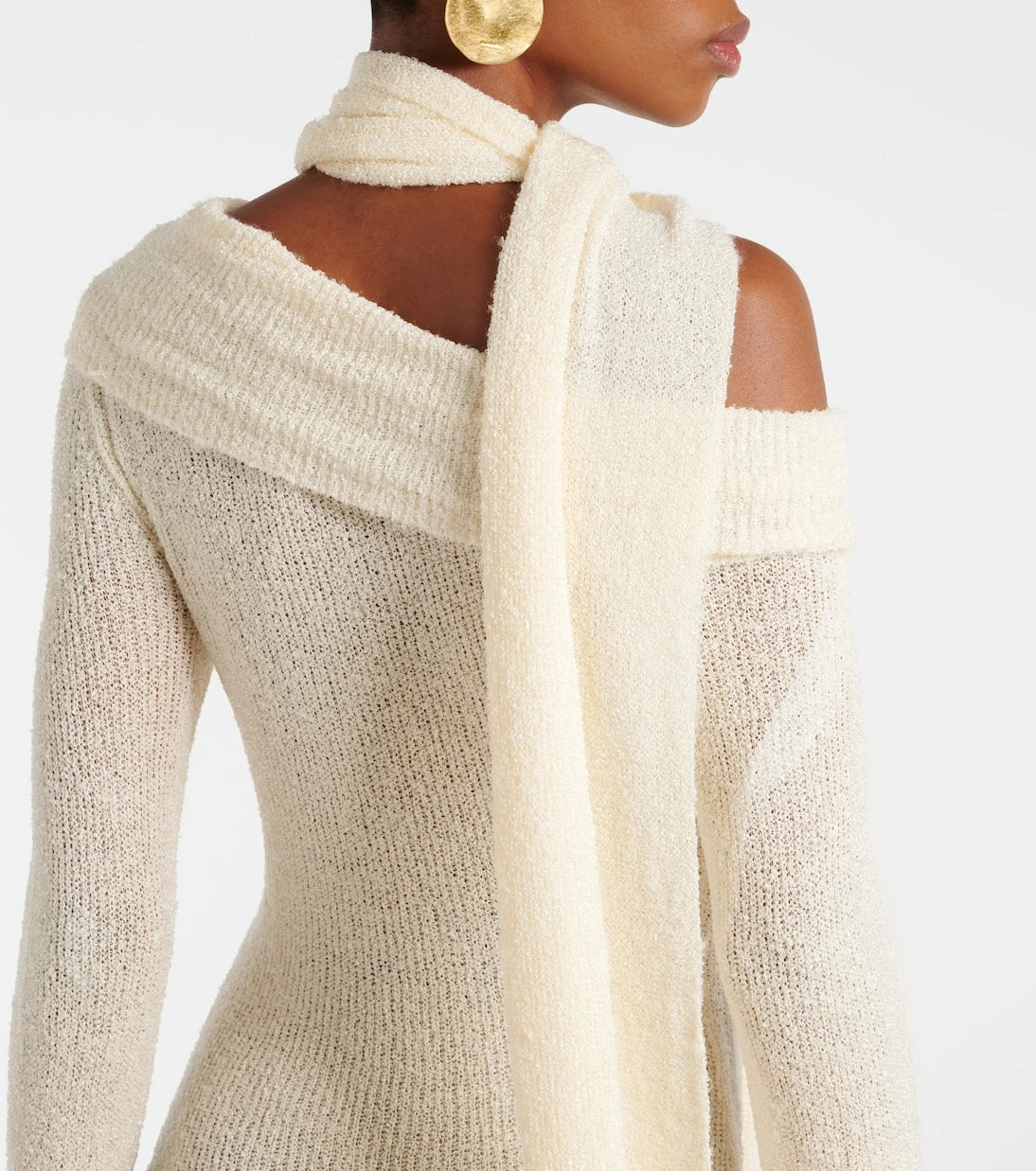 Aya Muse - Ursa scarf-detail maxi dress