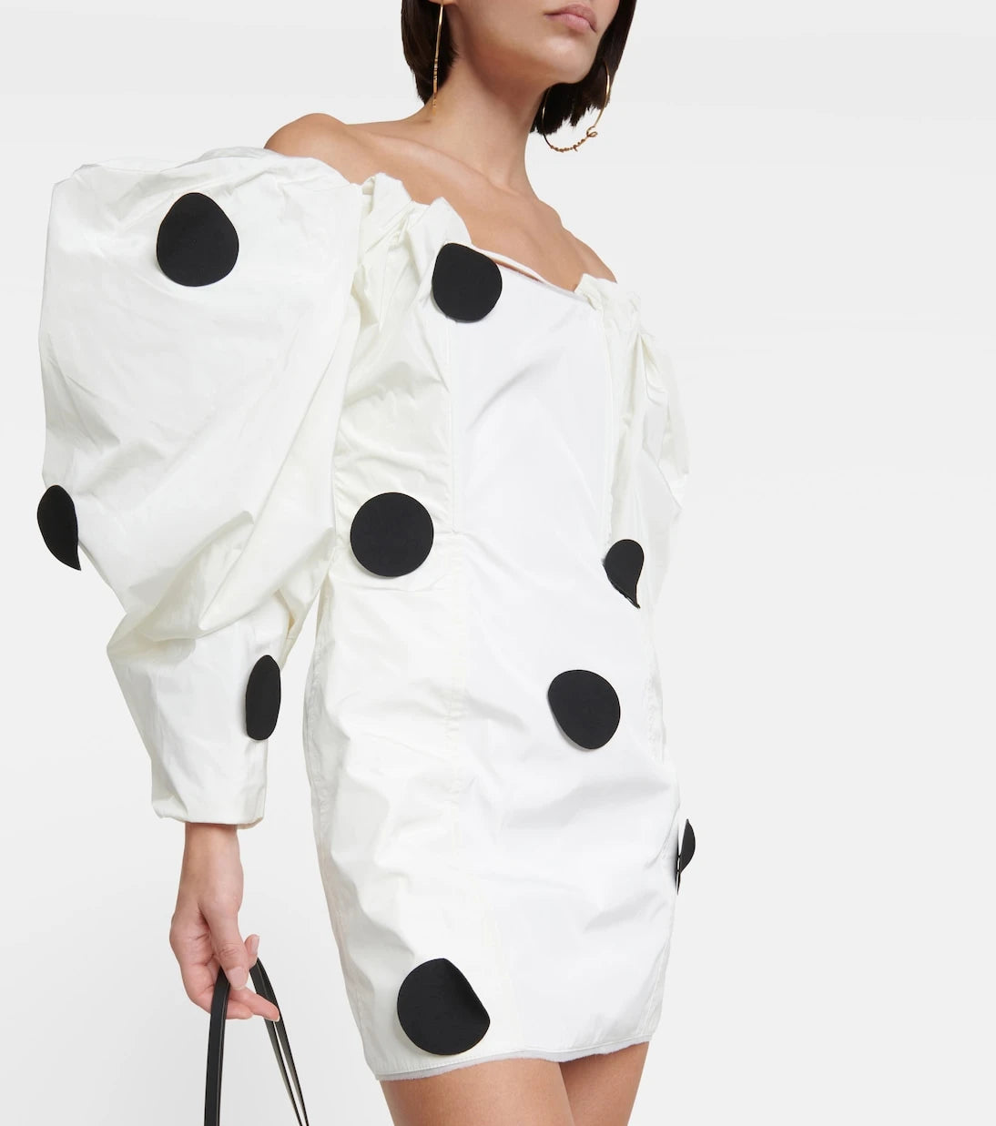 Jacquemus - فستان ميني من التافتا المنقّط La Robe Taffetas
