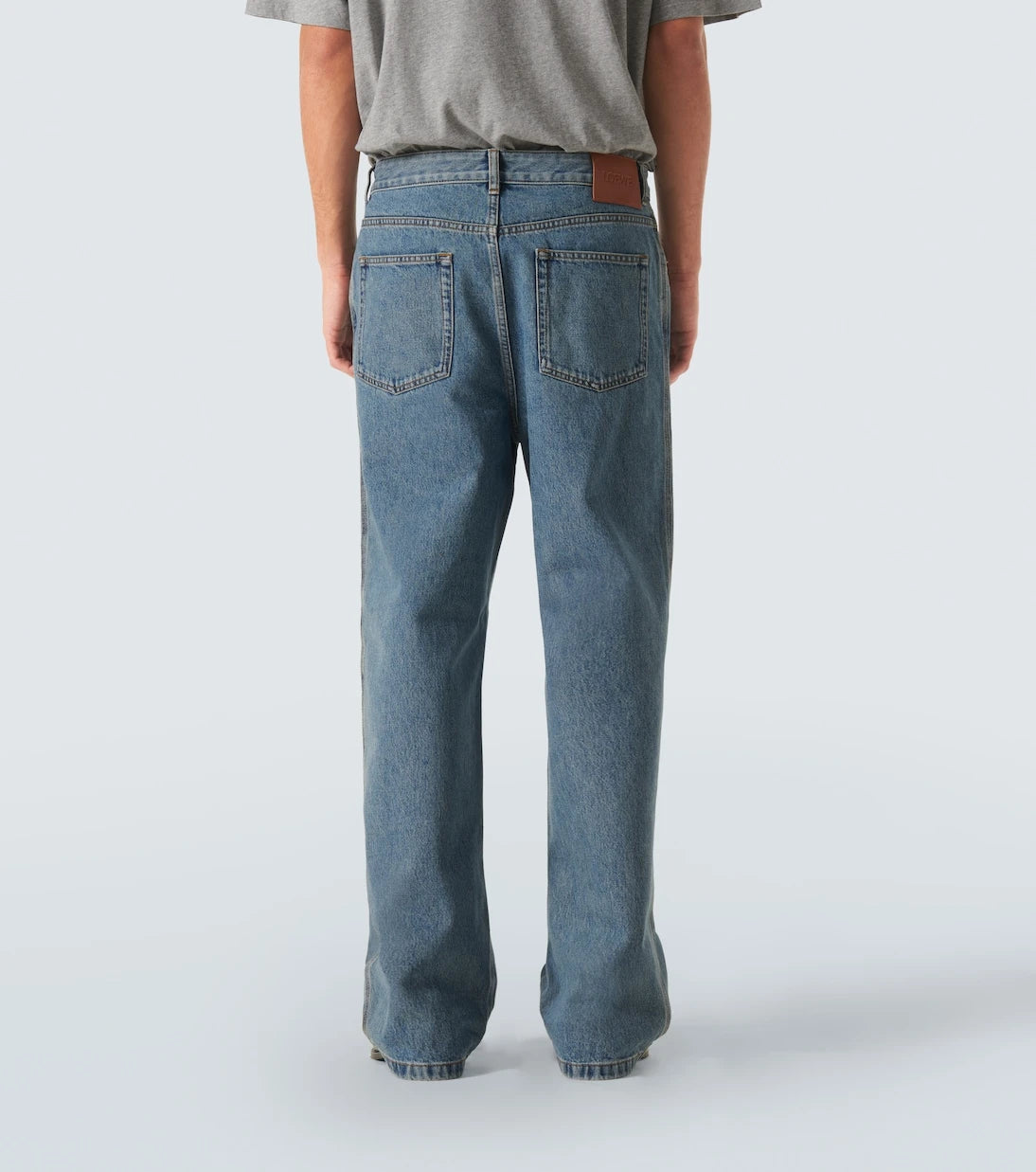 Loewe - Anagram wide-leg jeans