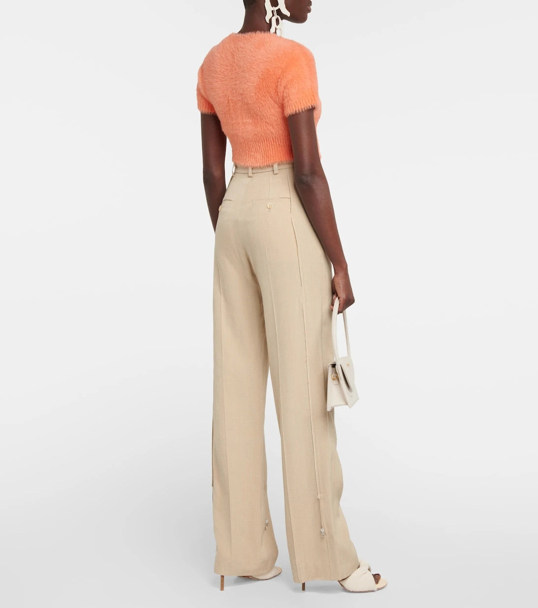 Jacquemus - La Maille Neve logo cropped cardigan