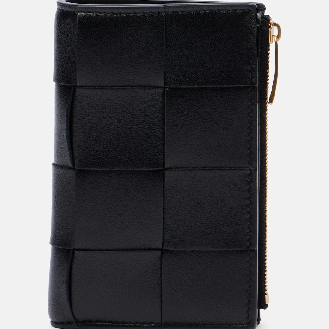 Bottega Veneta - محفظة كاسيت متوسطة قابلة للطي من الجلد