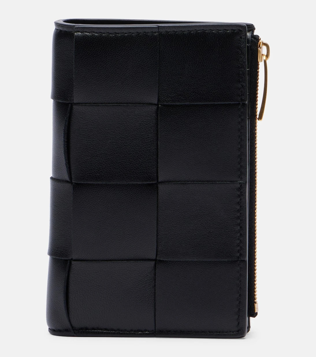 Bottega Veneta - محفظة كاسيت متوسطة قابلة للطي من الجلد