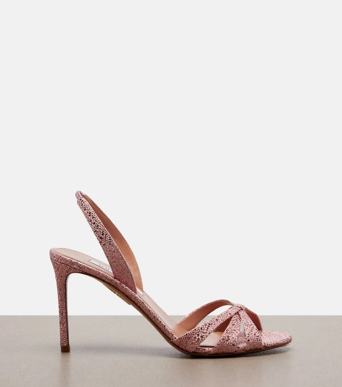 Aquazzura - Tati canvas slingback sandals