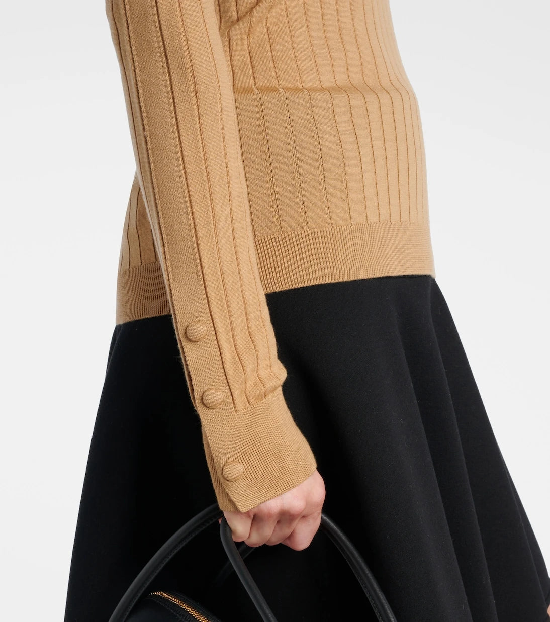 Moncler - Wool and cashmere turtleneck sweater