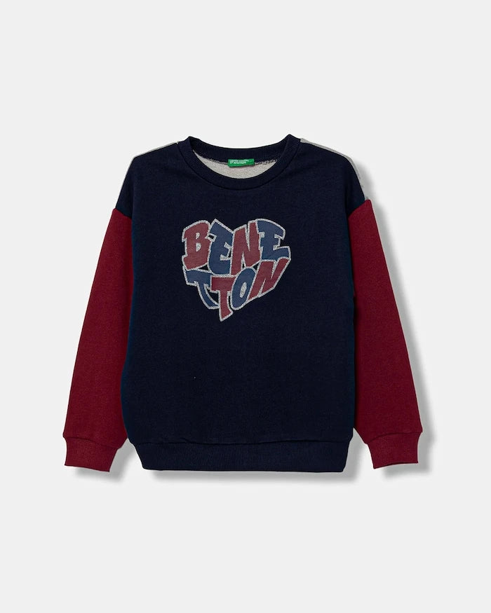 Детски памучен суичър United Colors of Benetton