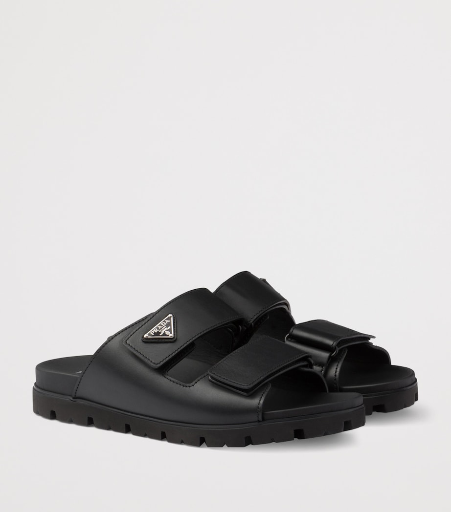 Leather Triangle Sandals