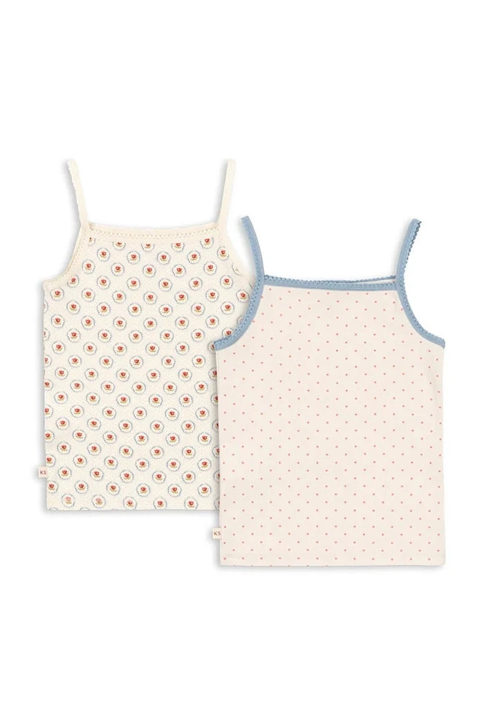 Топ Konges Sløjd BASIC 2 PACK STRAP TOPS GOTS (2 броя)