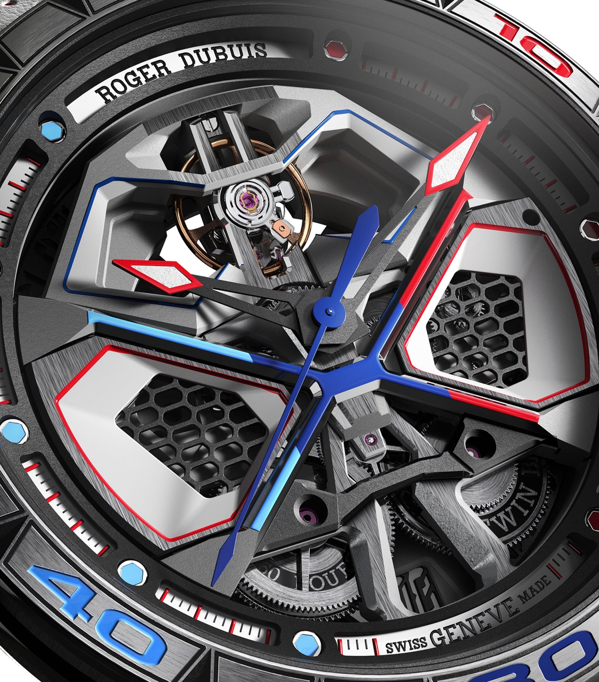 Titanium Excalibur Spider Monobalancier Watch 45mm