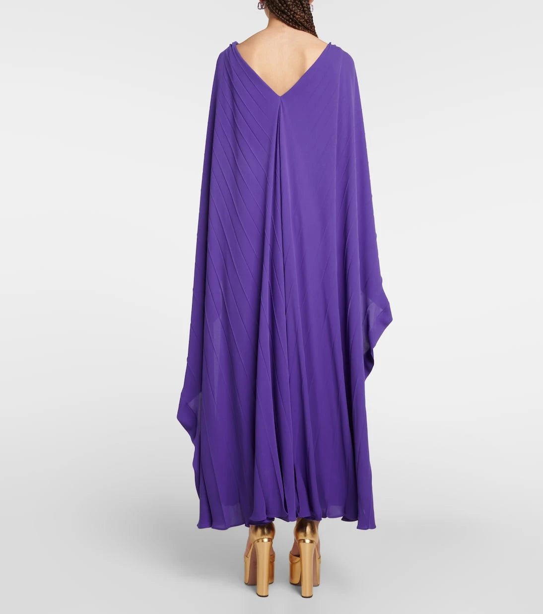 Valentino - Pleated silk gown
