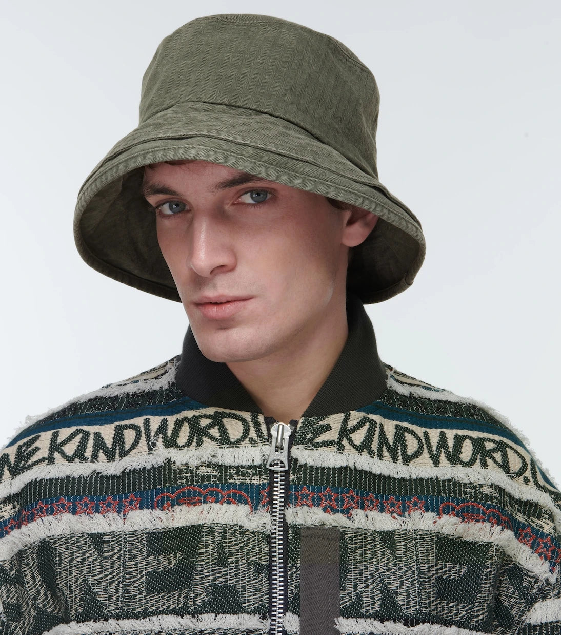 Sacai - Denim bucket hat