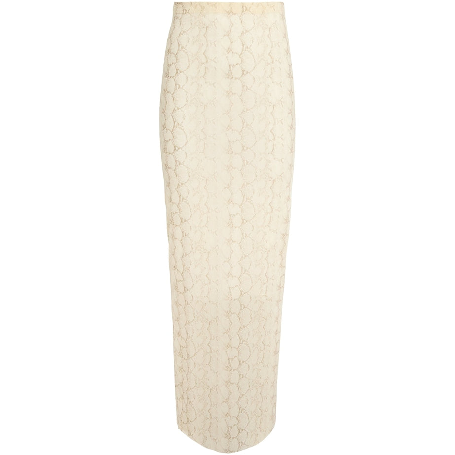 Skims Multi Milky Sheer Maxi Skirt