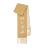 Burberry Beige Alpaca-Blend Reversible Logo Scarf