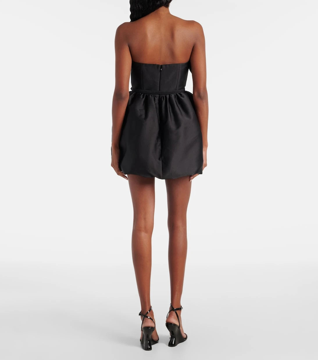 Roland Mouret - Ruffled draped strapless minidress