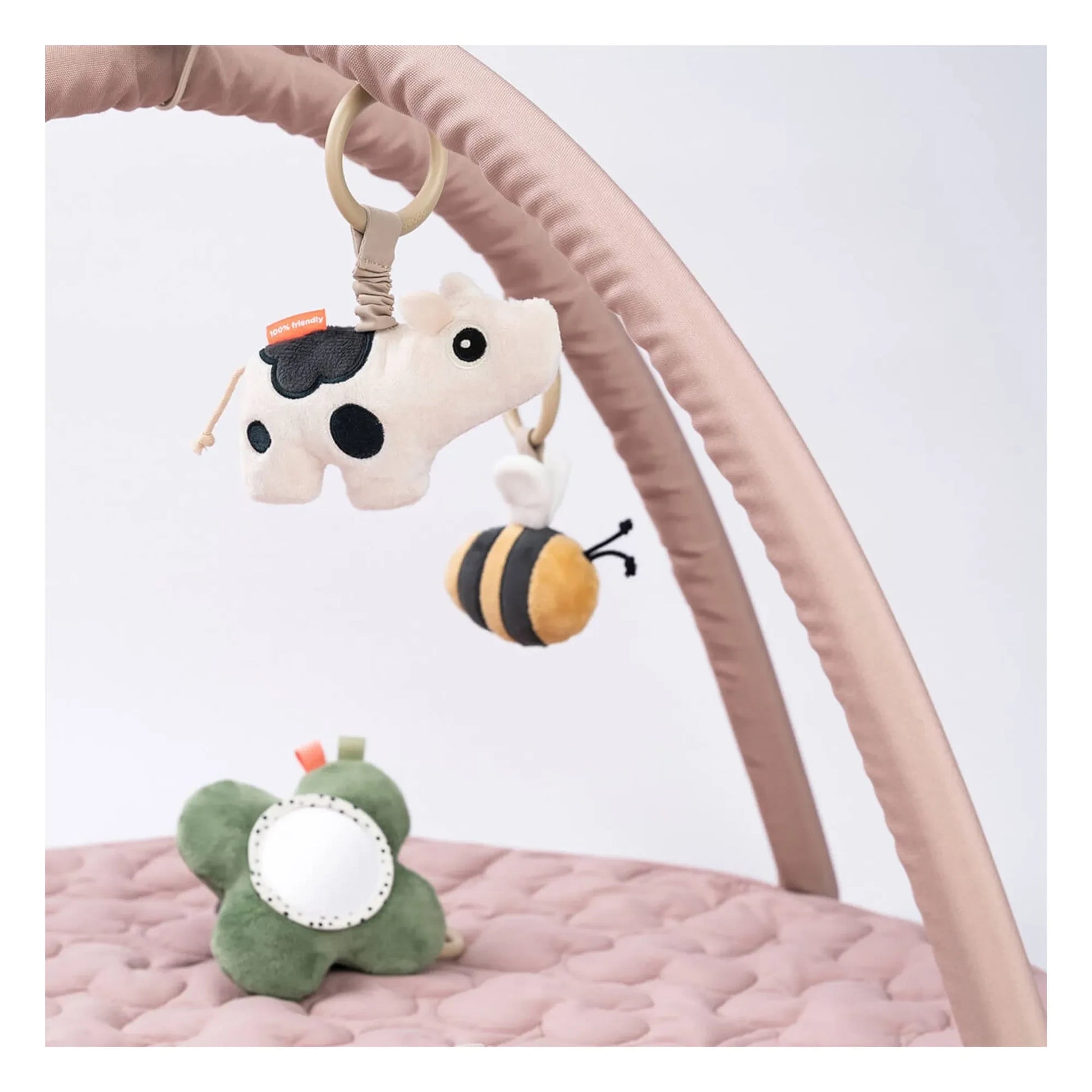 Done by deer - Tiny Farm playmat | Pink