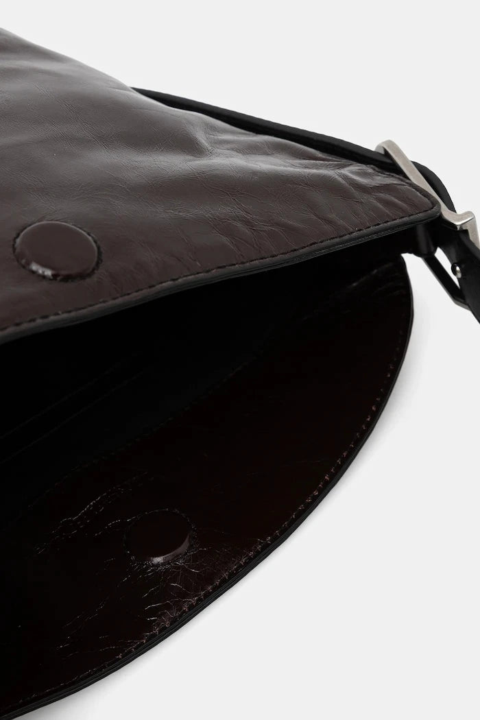 Кожена чанта ZADIG&VOLTAIRE BABY JANE VINTAGE PATENT