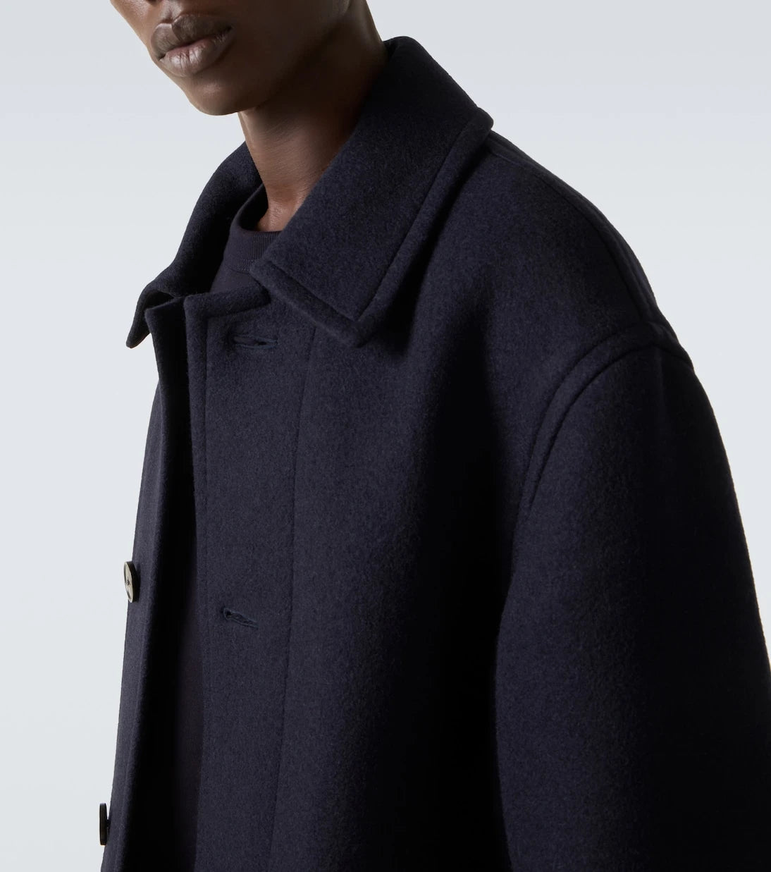 Dries Van Noten - Wool and cotton coat