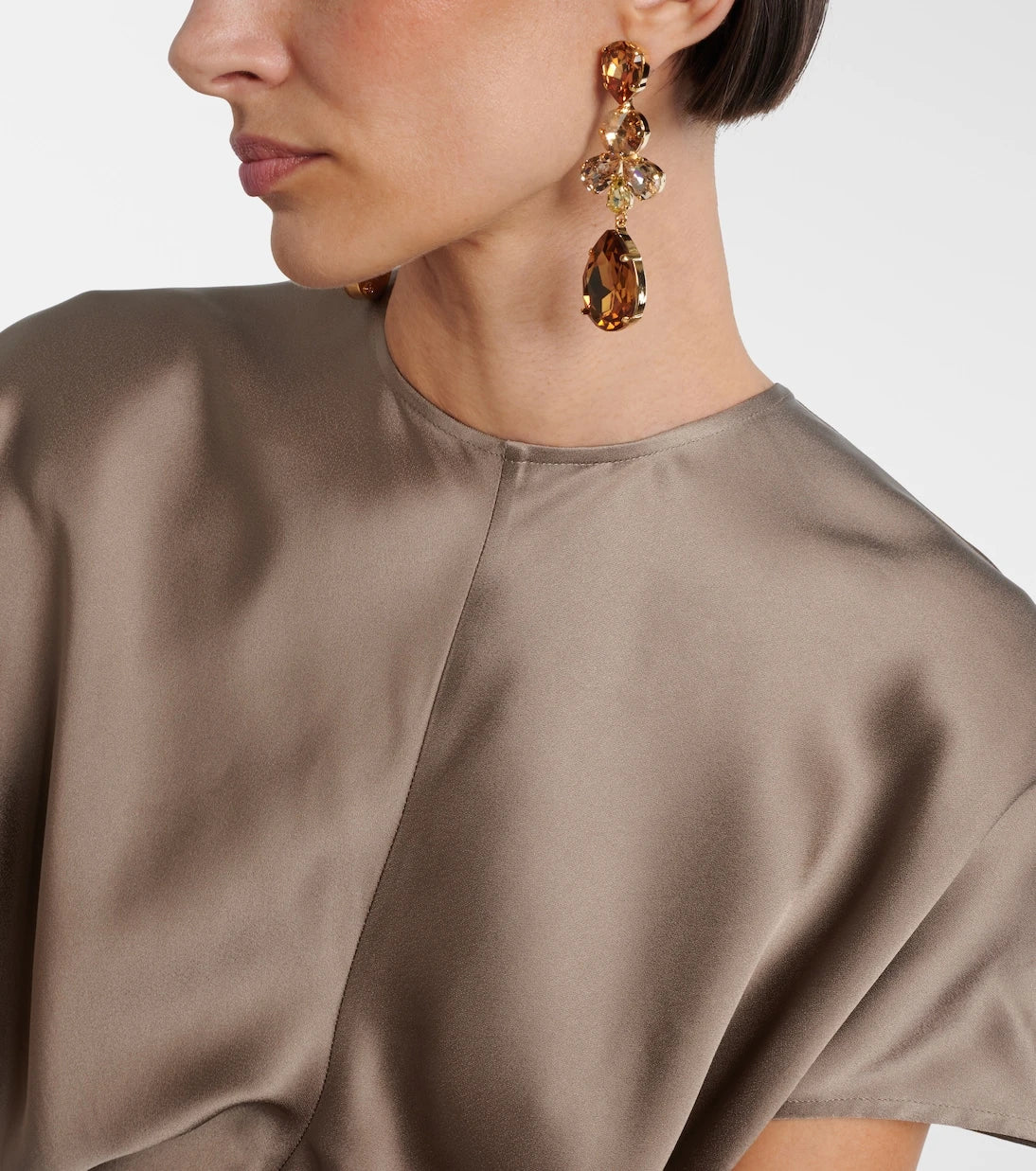 Jennifer Behr - Jillian gold-plated drop earrings