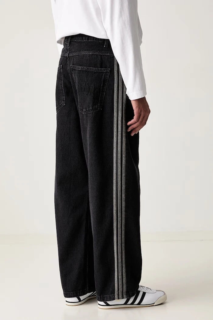 adidas Originals straight erkek Mid-rise Straight kot pantolon