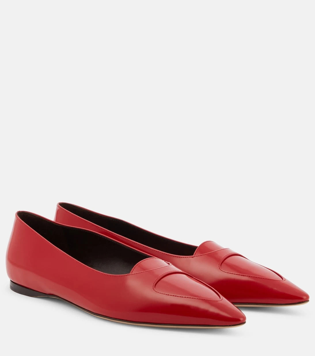 The Row - Viv leather ballet flats