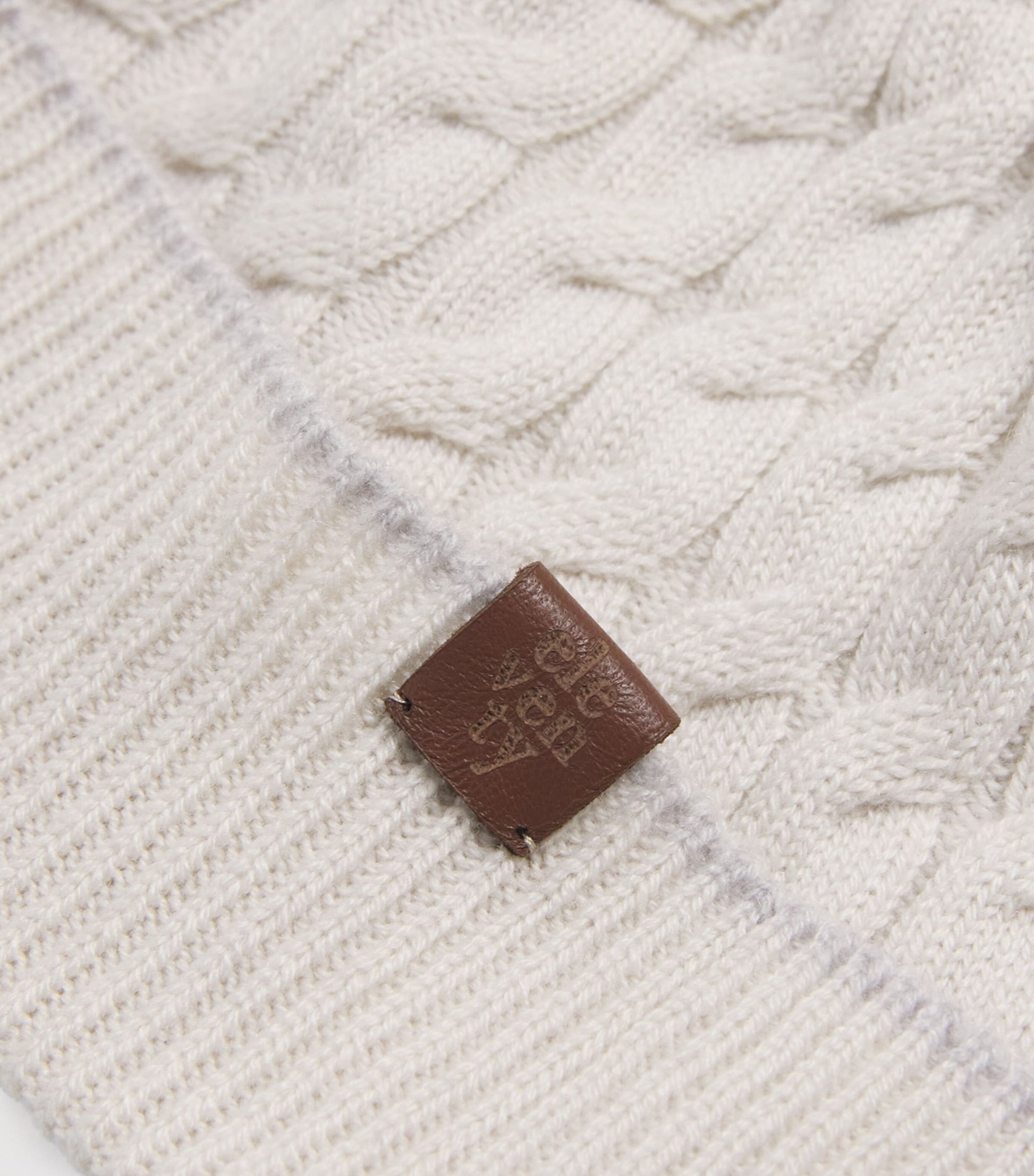 Cashmere Cable-Knit Beanie