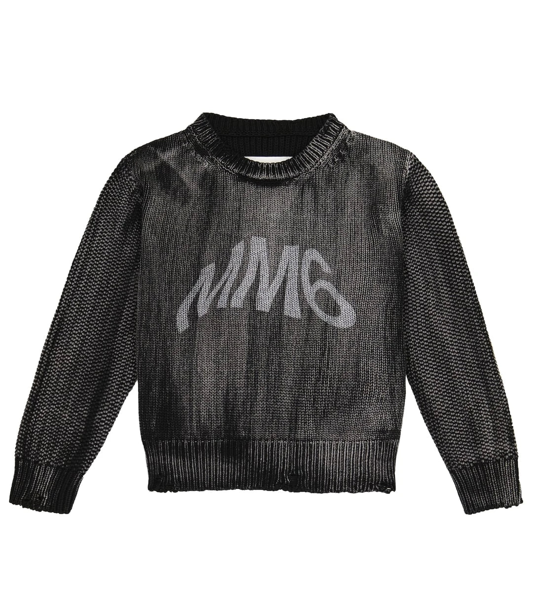 MM6 Maison Margiela Kids - Logolu pamuklu kazak