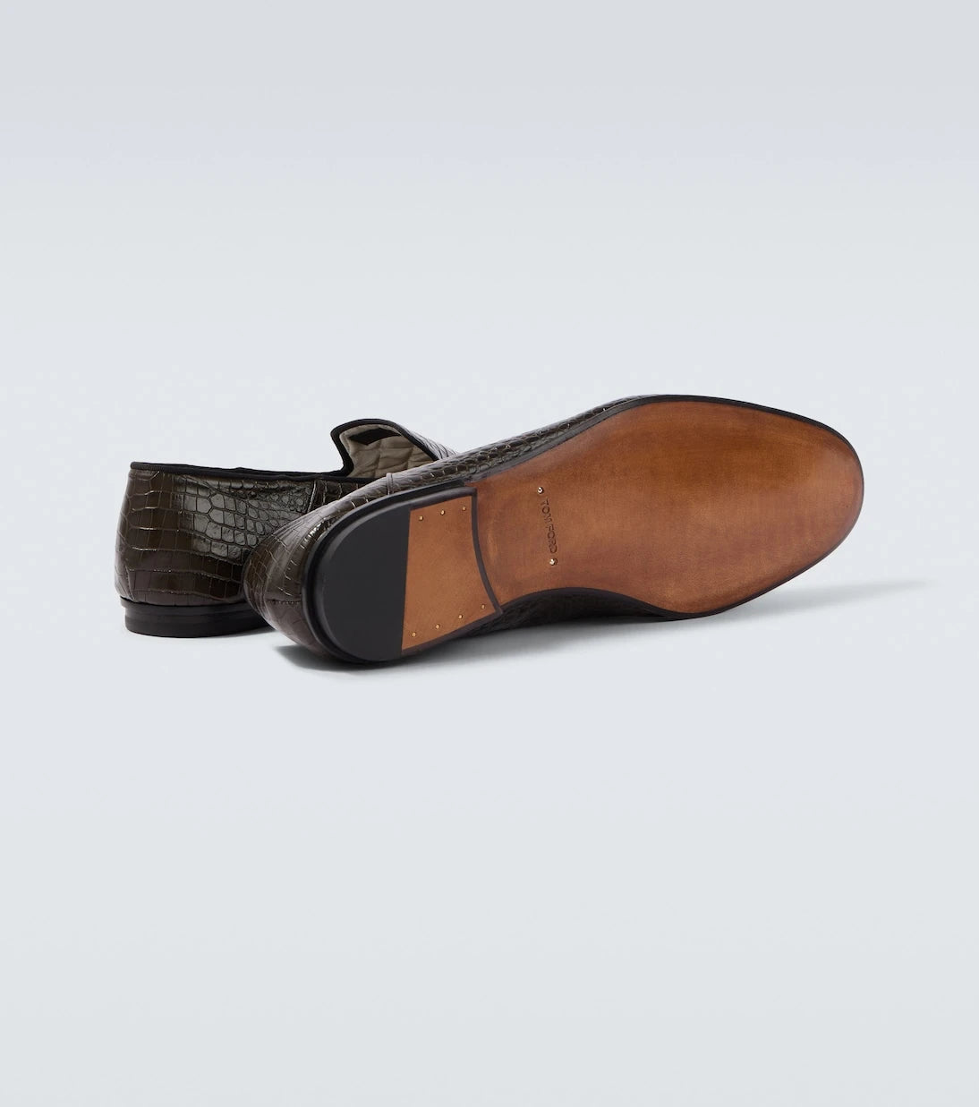 Tom Ford - Steven croc-effect leather loafers