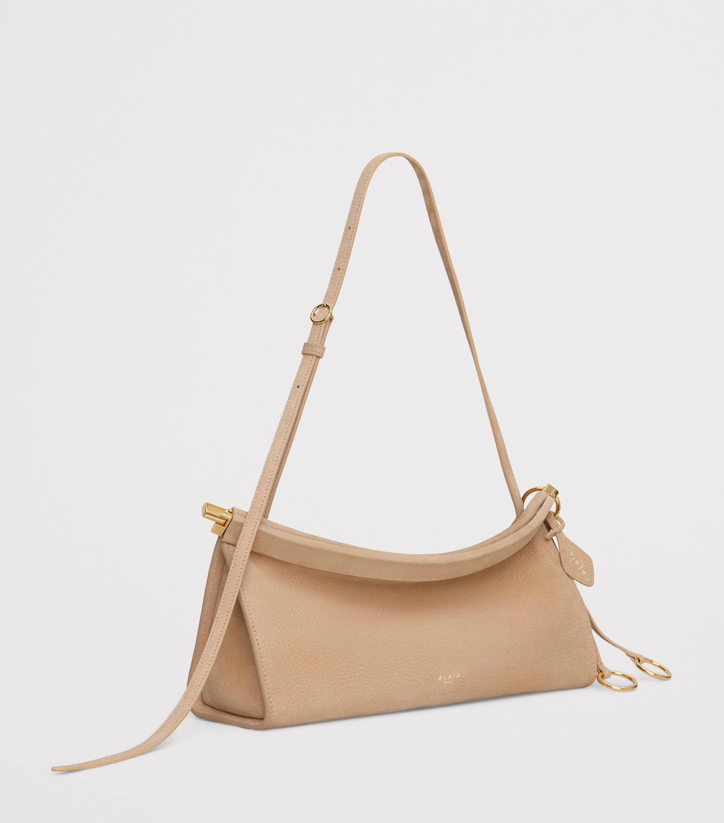 Alaïa Medium Leather Le Click East West Shoulder Bag