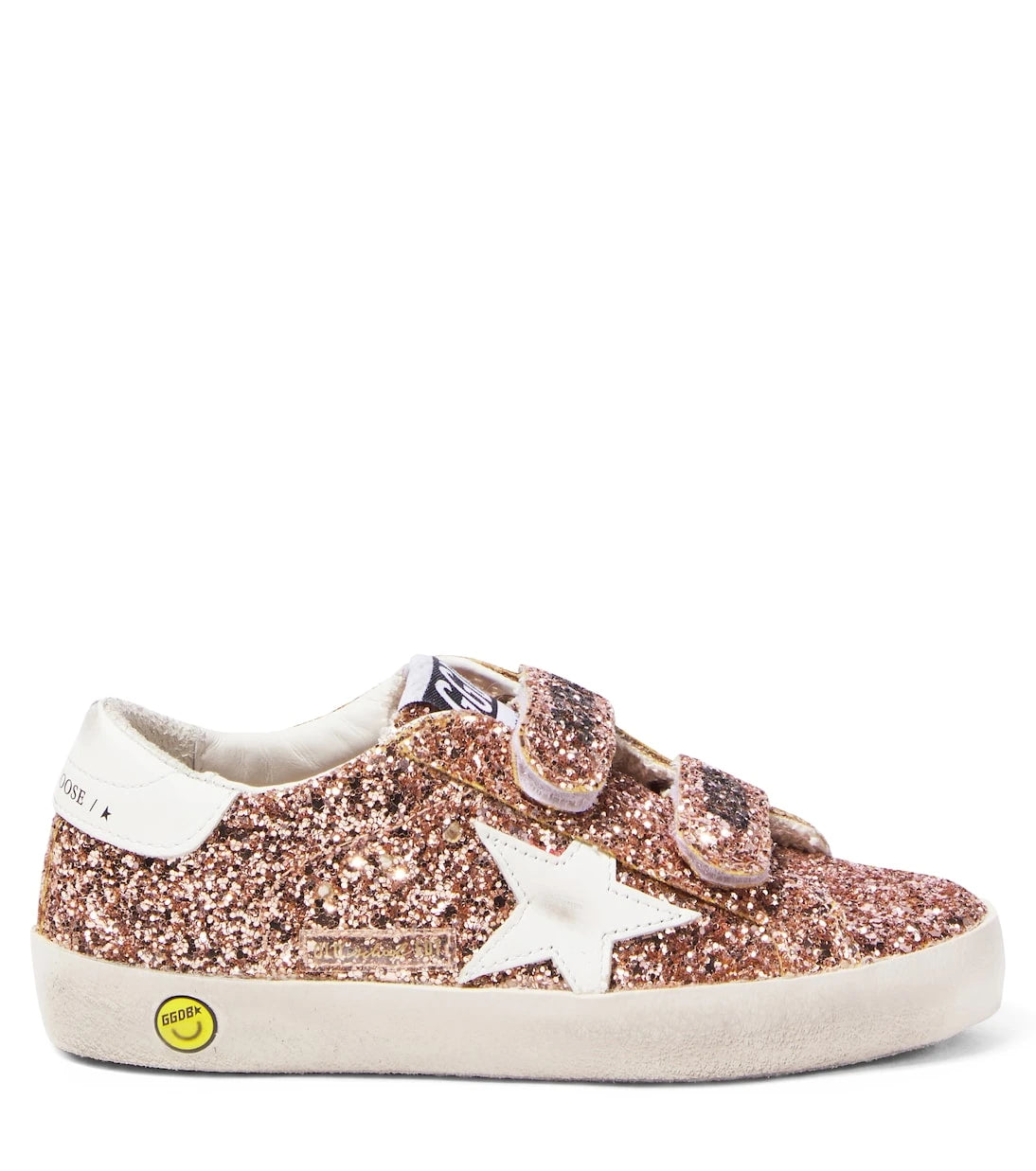 Golden Goose Kids - Old School glitter leather sneakers