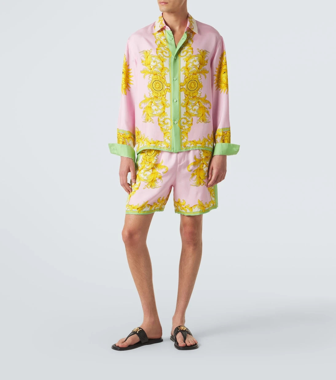 Versace - Printed silk shirt