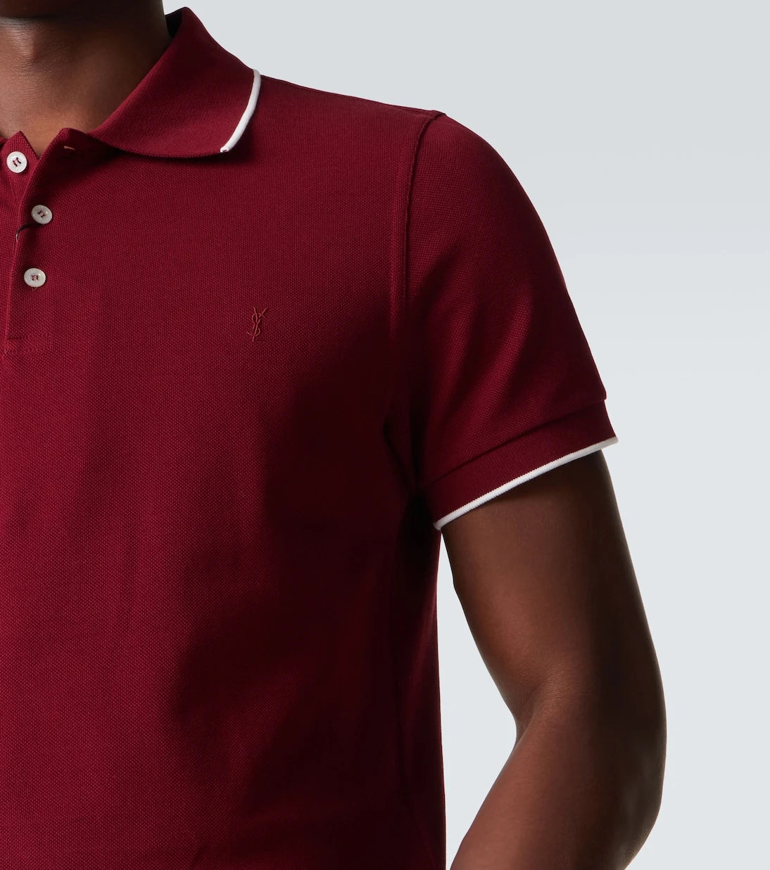 Saint Laurent - Cotton polo shirt