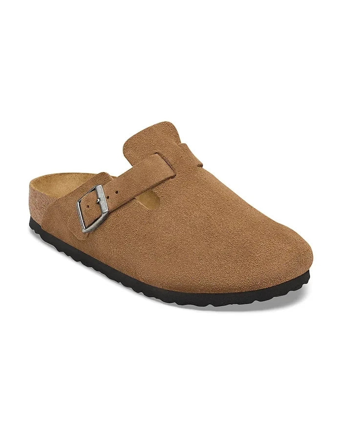 Birkenstock Boston Süet Deri Terlikler