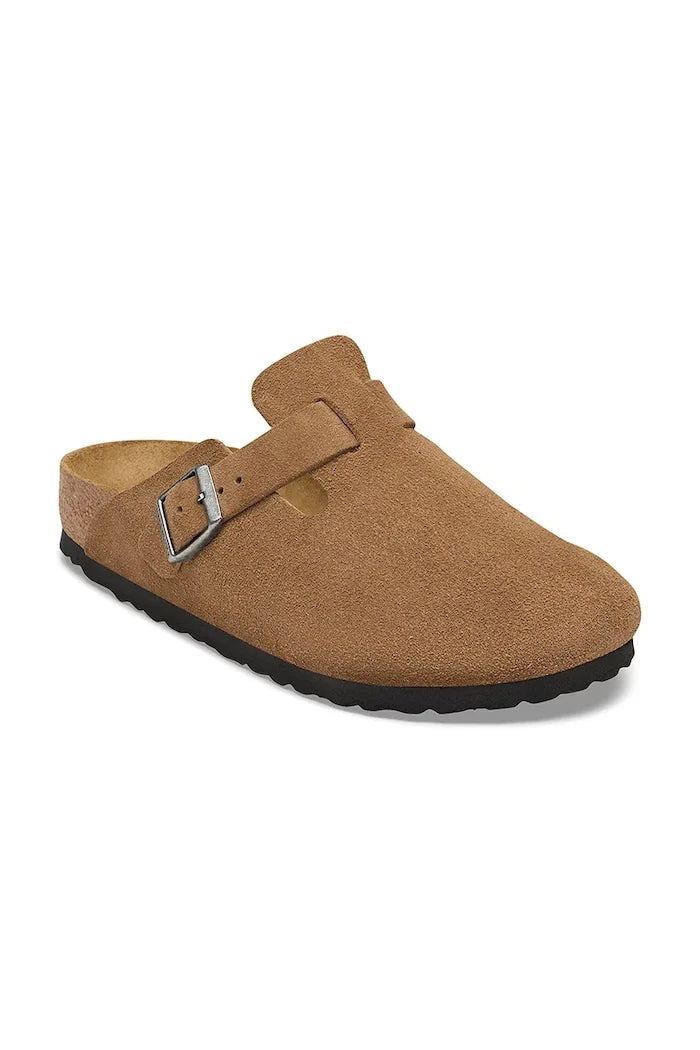 Birkenstock Boston Süet Deri Terlikler