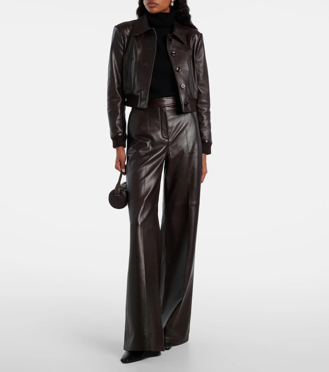 Dorothee Schumacher - Sleek Statement cropped leather jacket