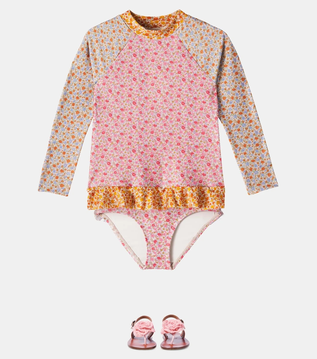 Zimmermann Kids - Lucky floral rashguard top