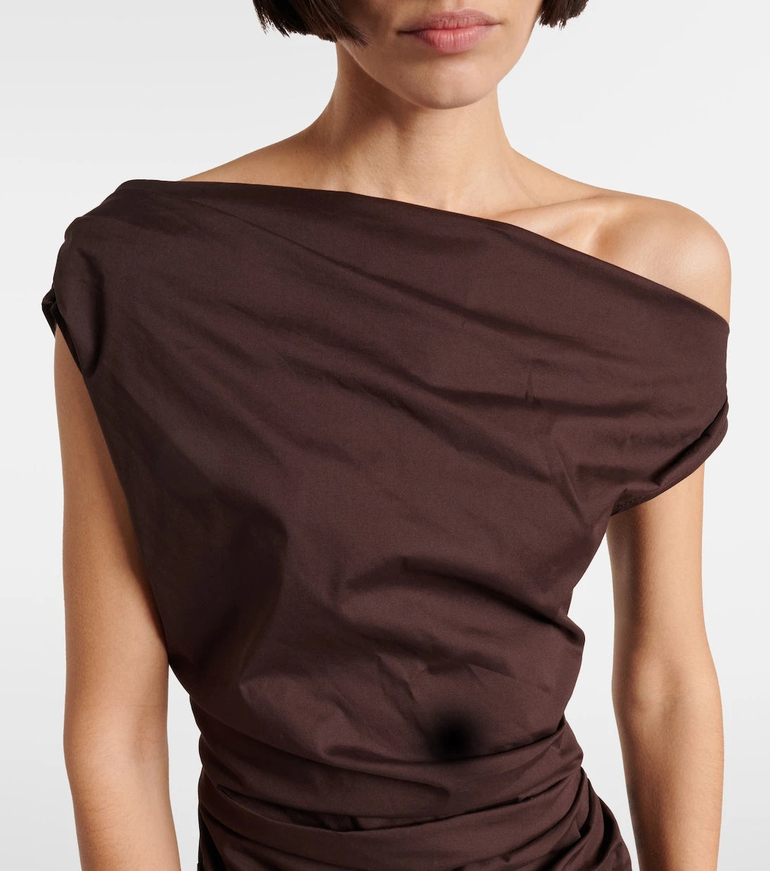 Staud - Phare one-shoulder cotton maxi dress