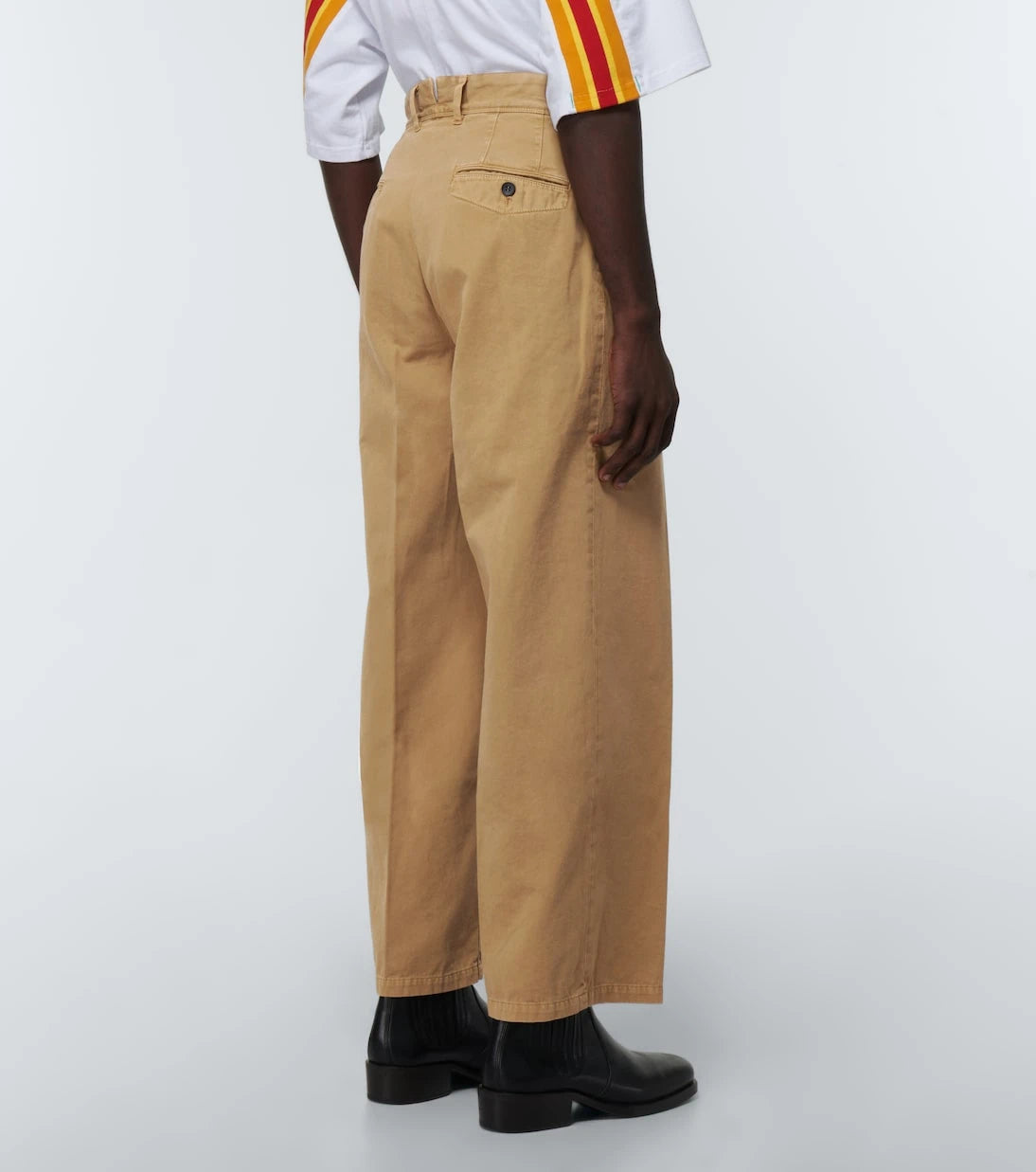 Incotex x Facetasm - Printed wide-leg cotton pants