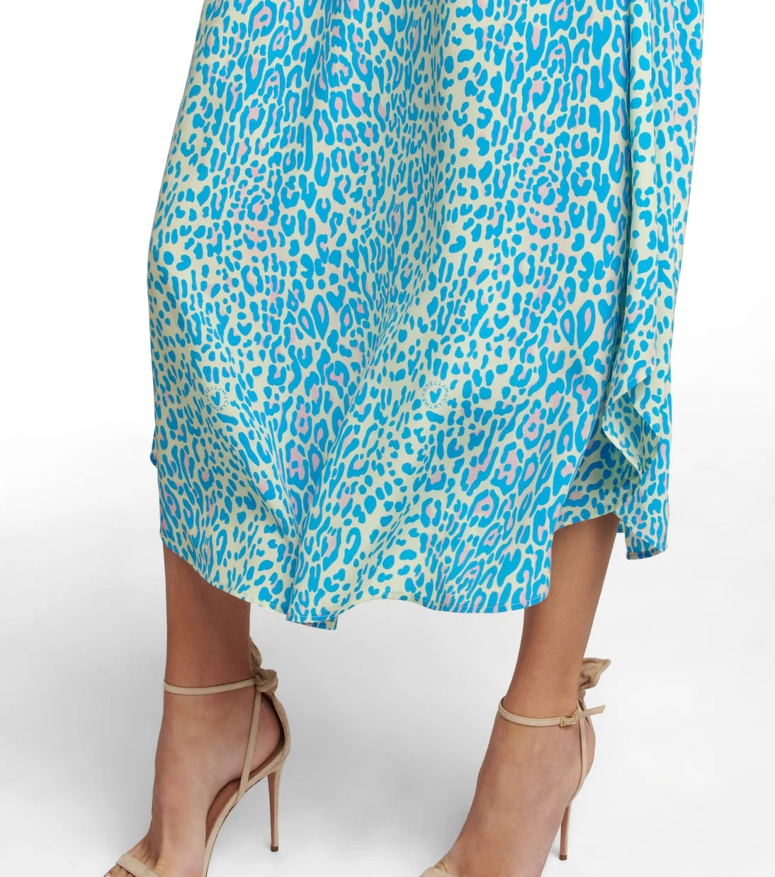 Stella McCartney - Animal-print silk midi dress