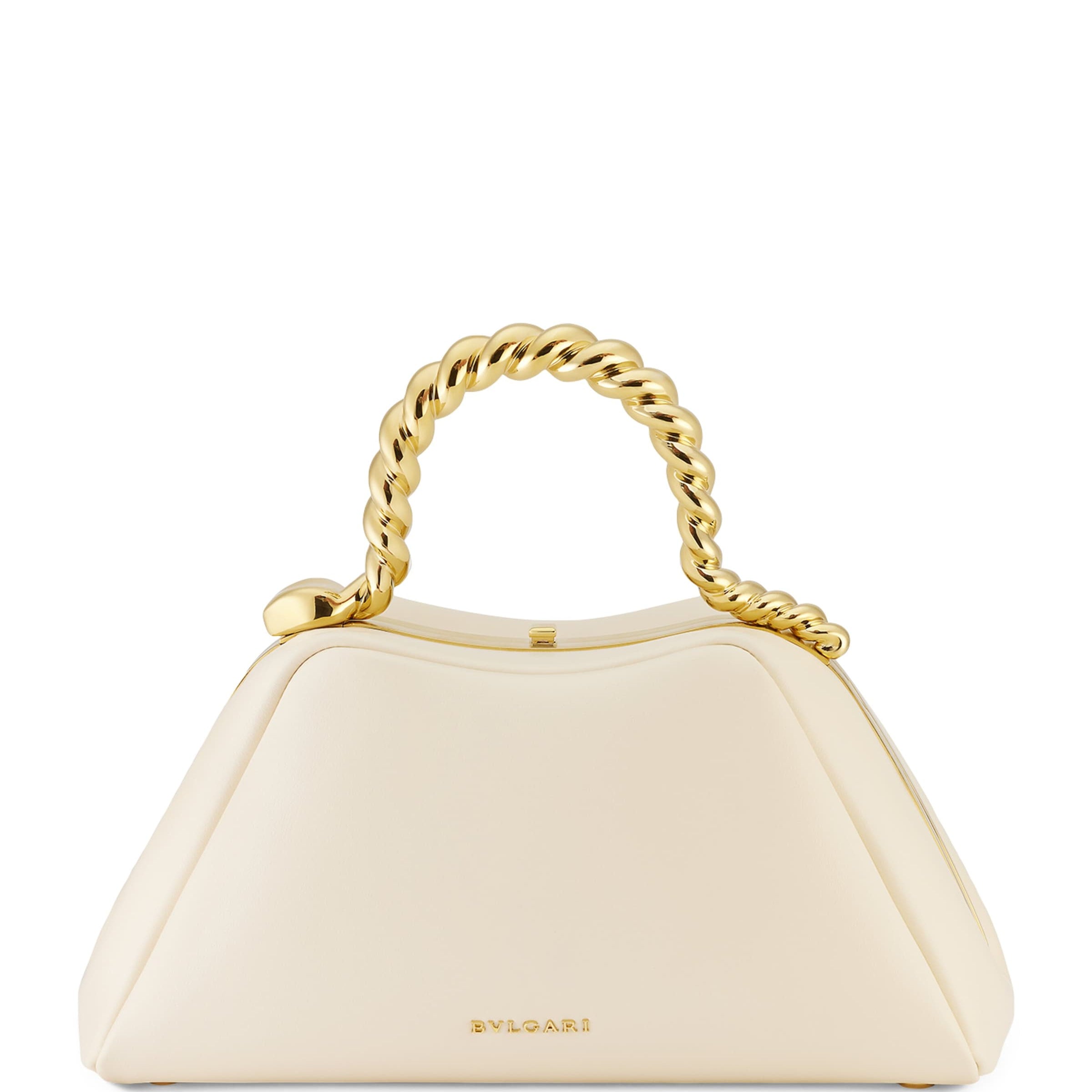 Bvlgari x Geraldine Guyot Small Calfskin Serpentine Top-Handle Bag