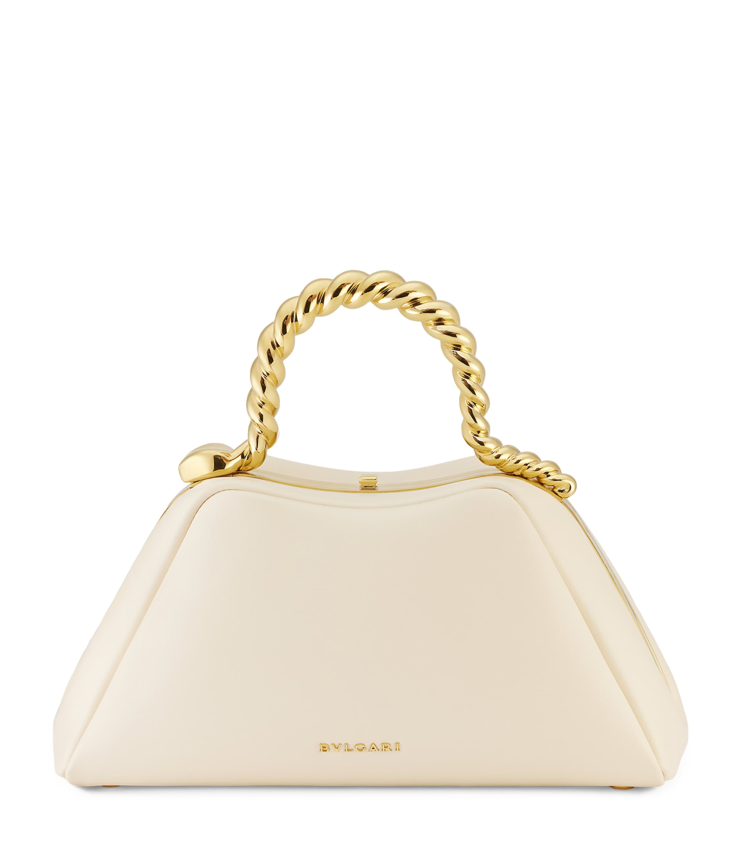 Bvlgari x Geraldine Guyot Small Calfskin Serpentine Top-Handle Bag