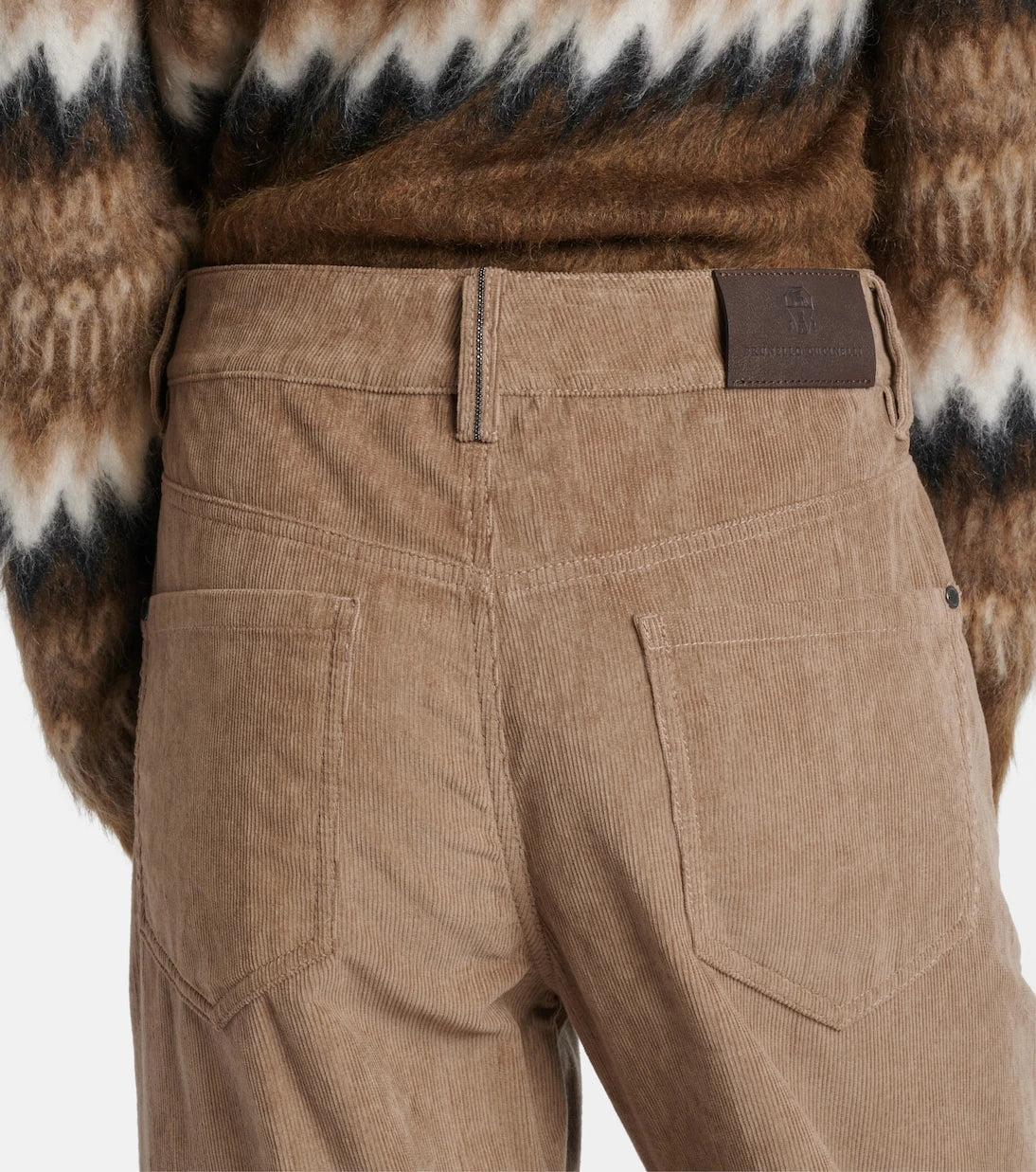 Brunello Cucinelli - Monili cotton corduroy straight pants